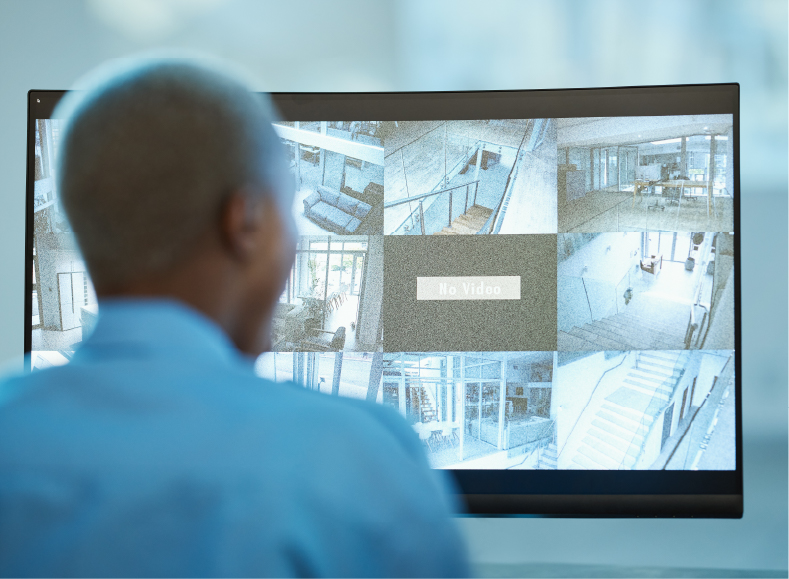 Security guard - Person in Control Room