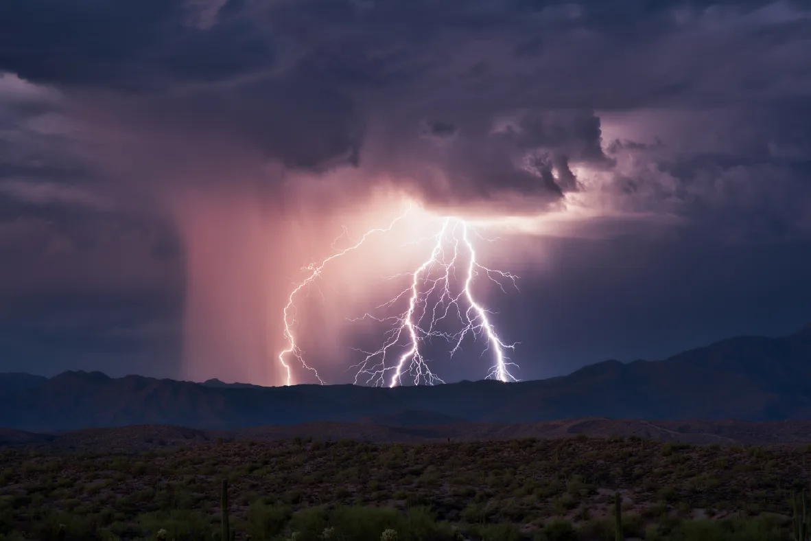 Phoenix's high temperatures and unpredictable storms can impact business security