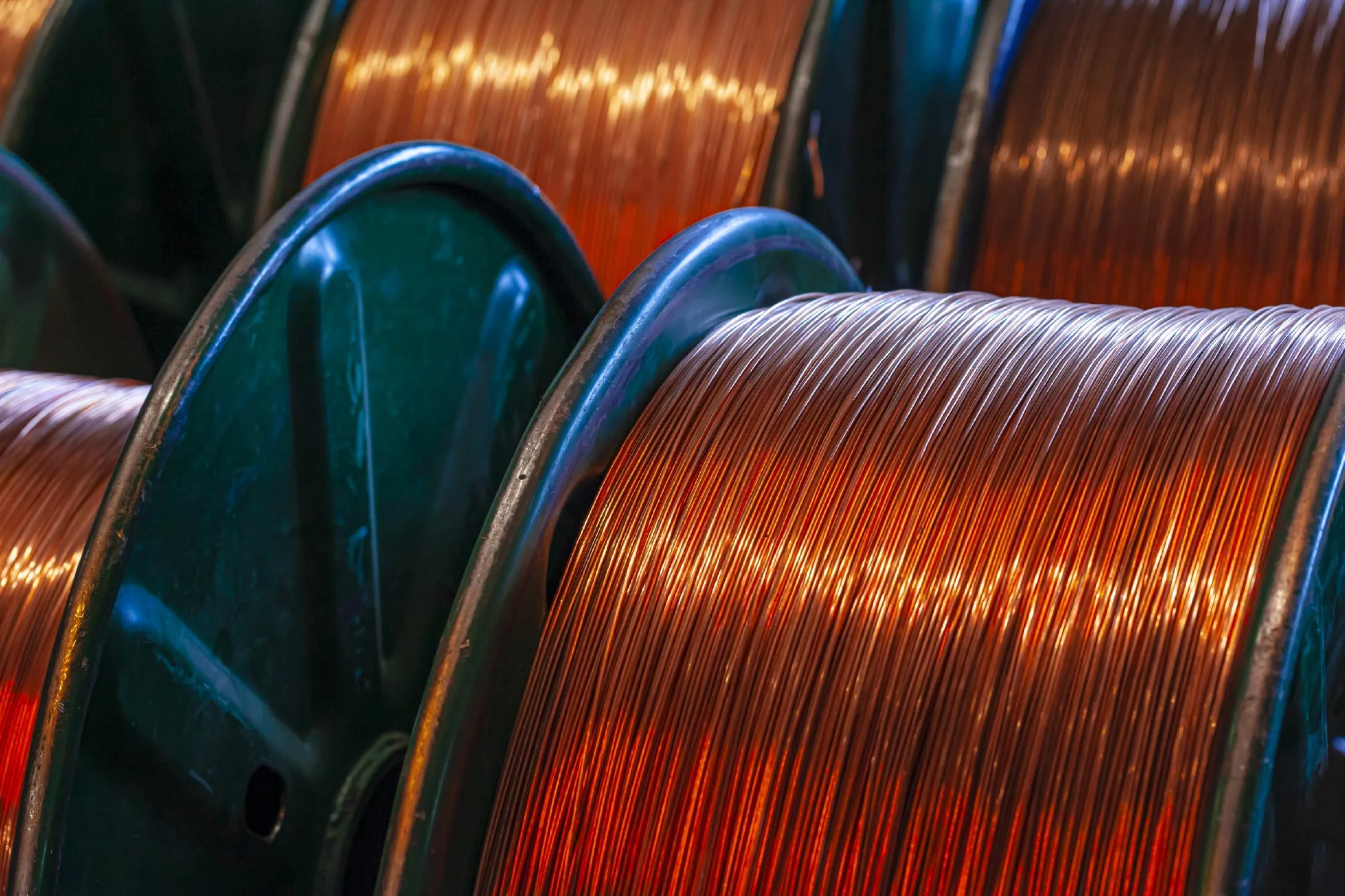 Valuable copper wire reels