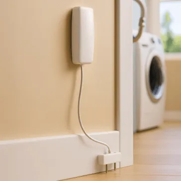 Detect water leaks early to minimize property damage. Ideal for kitchens, laundry rooms, basements, and other flood-prone areas.