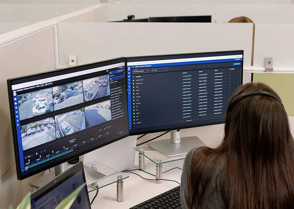 Security monitoring room